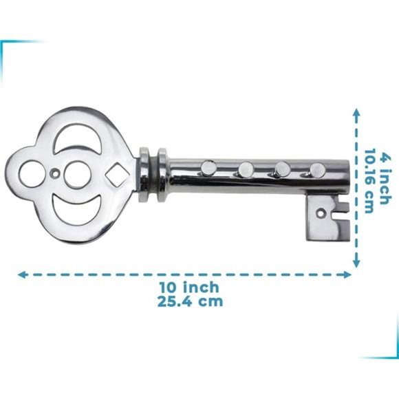 Decorative Wall Mounted Key Holder - Multiple Key Hooks Rack for Entryway - Picture 7 of 7